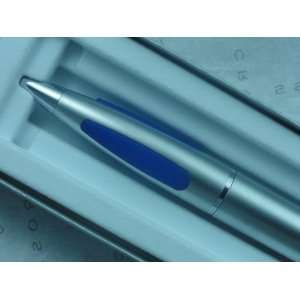  Cross Satin Barrel and Vapor Blue Comfort Tri grip Pen 