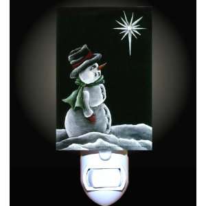  Snowman Wishing on a Star Decorative Night Light