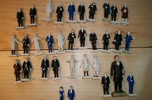   figures The Presidents in miniature 1/2 size includes Mrs kennedy