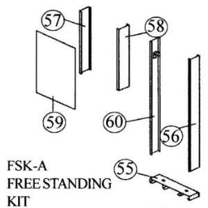  Cozy FSK A Free Standing Kit for Single Wall Furnace 
