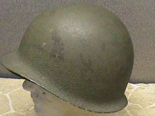 WW2 US Army McCord M1 Fixed Bale Helmet & Liner.salty  