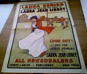 1900 Book Advertising Football Poster Laura Series  