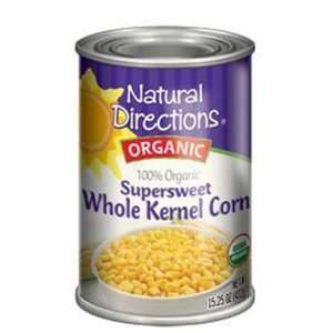 Natural Directions Organic Supersweet Whole Kernel Corn   12 Pack