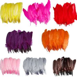   Beautiful Duck Feather 4 8optional colors wedding decorations  
