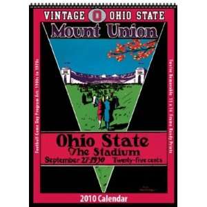  Ohio State Buckeyes 2010 Vintage Football Program Calendar 