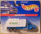   Hot Wheels 1996 Haulers #107 Garbage Truck Recycle America Waste MGMT