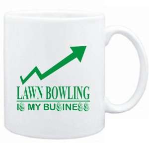 Mug White  Lawn Bowling  IS MY BUSINESS  Sports  