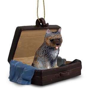 Brindle Cairn Terrier Traveling Companion Dog Ornament  