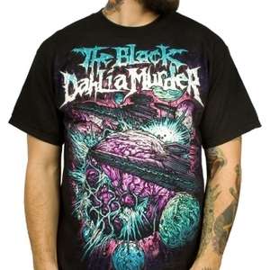 THE BLACK DAHLIA MURDER Space Battle S XXL t Shirt NEW  