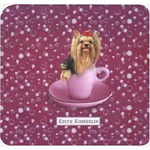 Yorkie in Cup Mousepad