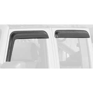   and Rear Window Rain Deflector for Jeep Wrangler JK 4 Door: Automotive