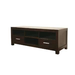  Modern Furniture  Robbin Dark Brown Wood Modern TV Stand 