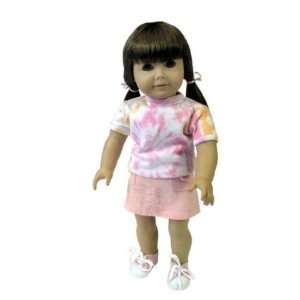 American Girl Doll Clothes Pink Cordoroy Skirt : Toys & Games :  