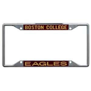 Boston College Eagles License Plate Frame with Acrylic Insert   Maroon