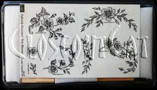 STAMPIN UP Definitely Decorative Toile Blossoms STAMPS SET New UM DD 