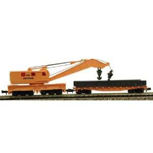   Power N Crane Car & Work Car w/Metal Wheels Amtrak #846 Toys & Games