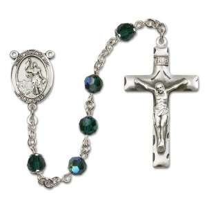  St. Joan of Arc Emerald Rosary Jewelry
