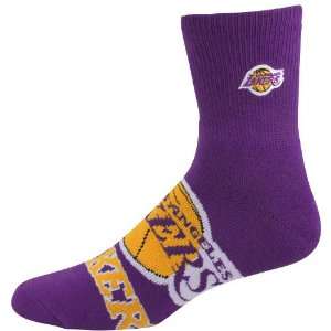  NBA Los Angeles Lakers 2012 Big Logo Sock   Purple: Sports 