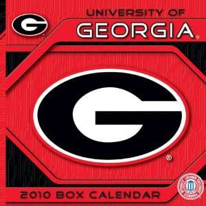 Georgia Bulldogs 2010 Box Calendar 