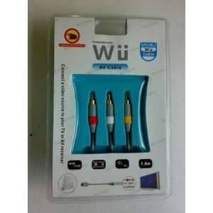    6 FT (1.8 m) Compatible AV cable for Wii Nintendo Electronics