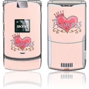  Princess Crown Pink skin for Motorola RAZR V3 Electronics
