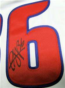 Rasheed Wallace Autographed Detroit Pistons Jersey   Framed  