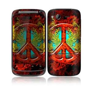  HTC Desire S Decal Skin   Flaming Peace 