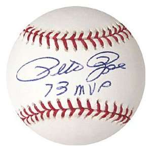    Pete Rose 73 MVP Autographed / Signed Baseball: Everything Else
