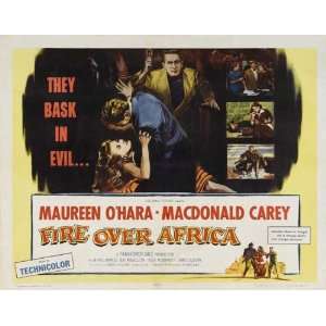   Fire Over Africa Poster Movie Half Sheet 22x28