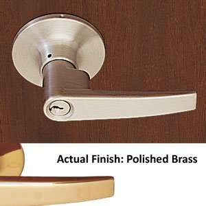  BHP Soma II Polished Brass Entry Lever Set: Home 