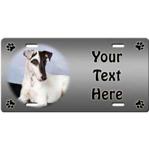  Smooth Fox Terrier Personalized License Plate Sports 