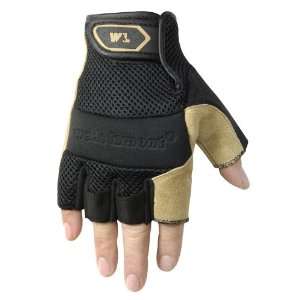 Wells Lamont 7683L Washable Leather Glove, Fingerless Blister Armor 