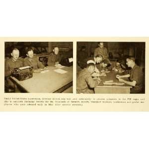  German Clerk Prisoner War Security United States World War II POWs 