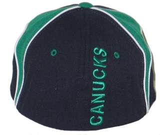 VANCOUVER CANUCKS NHL HOCKEY CUT UP FLEX FIT FITTED HAT/CAP M/L NEW 