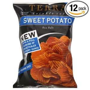 Terra Chips Sweet Potato and Sea Salt Chips, 6 Ounce (Pack of 12 