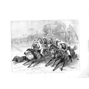  1872 Lord Mayo Hog Hunting Pangsa Bengal Horses Sport 