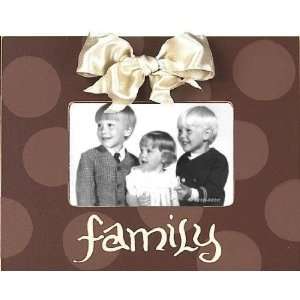  Family Picture Frame in Bark Baby
