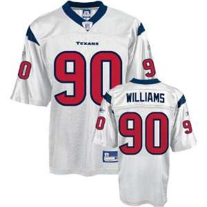   Williams Youth Jersey: Reebok White Replica #90 Houston Texans Jersey