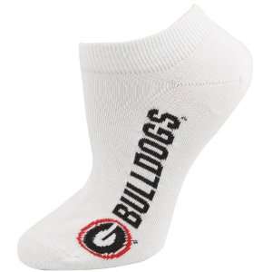  NCAA Georgia Bulldogs Womens Logo & Name Ankle Socks 