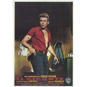 Giant Movie Poster (11 x 17 Inches   28cm x 44cm) (1956) Italian Style 