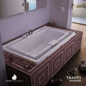 Avano TAHITI4678I WHITE White Tahiti Tahiti 78 Drop In Soaking Tub 