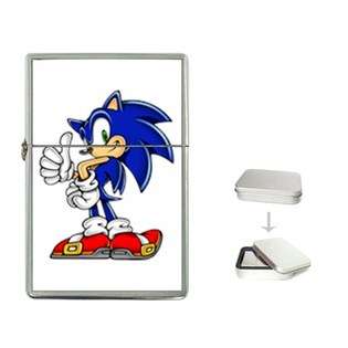 Carsons Collectibles Flip Top Lighter of Sonic the Hedgehog Thumbs Up 