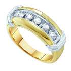   10k Two Tone Gold Wedding Ring (Size 9.5   Other Sizes Available