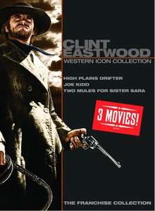 CLINT EASTWOOD WESTERN ICON COLLECTION New DVD 3 Films 025195003100 