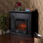 Wildon Home Cressman Convertible Petite Electric Fireplace in Black