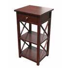 Art Library Telephone End Table   in mahogany wood