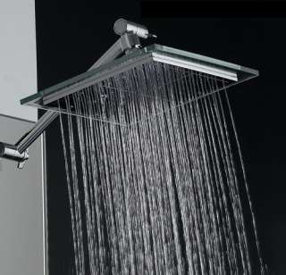  Shower Head S6021 & shower arm Brand New 8 Rain Style Shower Head 