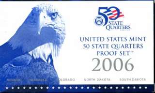 2006 50 State Quarter Proof Set w/ COA  