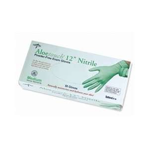  Aloetouch 12 Nitrile Exam Gloves   Medium, 10 box / Case 