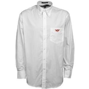  Colony Sportswear Virginia Tech Hokies White Chalk Dress 